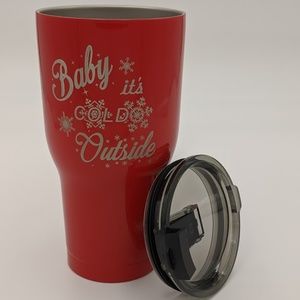 Thermal Travel Cup Lidded Baby It's Cold Outside